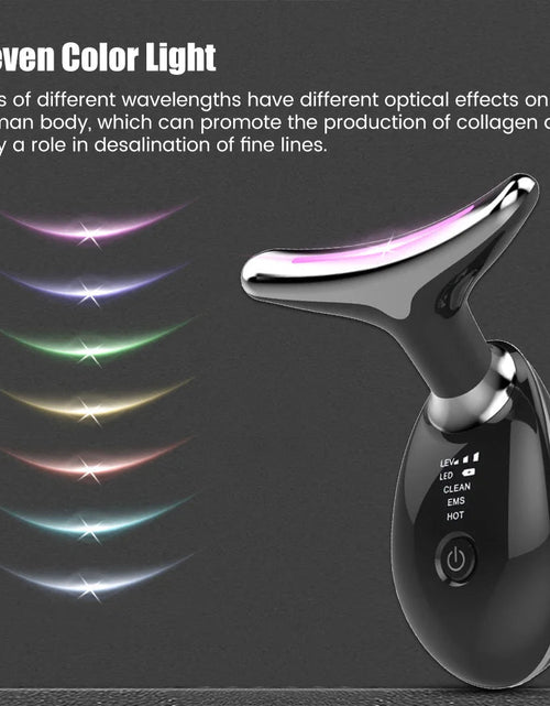 Load image into Gallery viewer, 7-in-1 LED Face &amp; Neck Lifter – Sculpt, Tighten &amp; Glow
