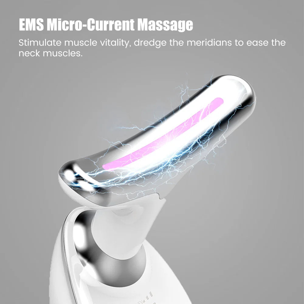 7-in-1 LED Face & Neck Lifter – Sculpt, Tighten & Glow