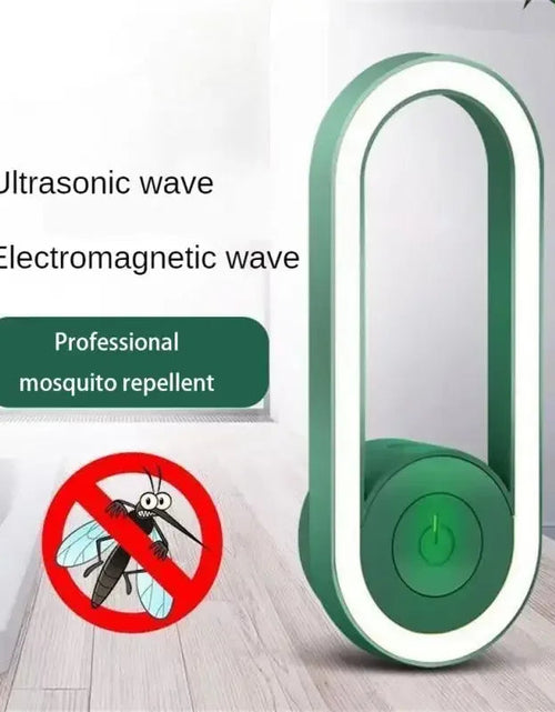 Load image into Gallery viewer, BuzzShield™ Ultrasonic Mosquito Repeller &amp; LED Night Lamp – Sleep Tight, Bite-Free, Every Night
