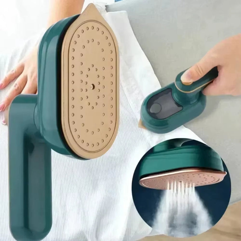 SteamJet Mini Iron – Portable Handheld Rotating Steam Iron for Home & Travel