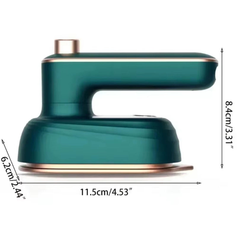 SteamJet Mini Iron – Portable Handheld Rotating Steam Iron for Home & Travel