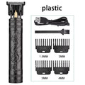 Rechargeable Trimmer with Engraved Dragon & Buddha Design
