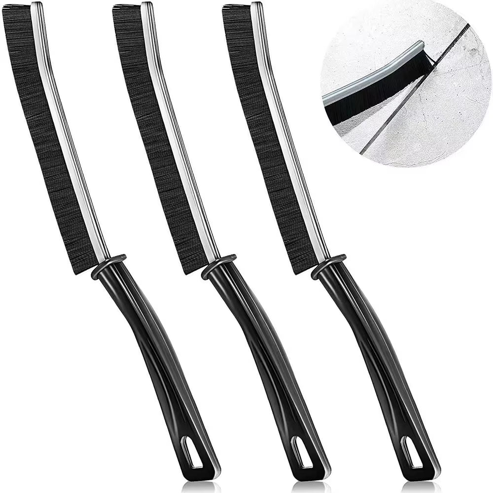 DeepClean™ Precision Crevice Brush Set – For Car, Kitchen, Tile Grout & Tight Spaces (1–5pcs)