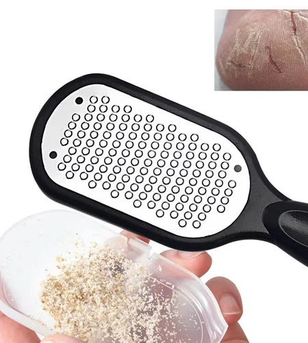 SilkyStep Pro – Double-Sided Stainless Steel Foot File for Callus & Dead Skin Removal