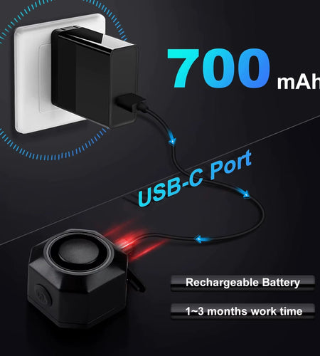 Ultimate Bike Guard™ – Wireless Vibration Alarm with Remote & USB Charging