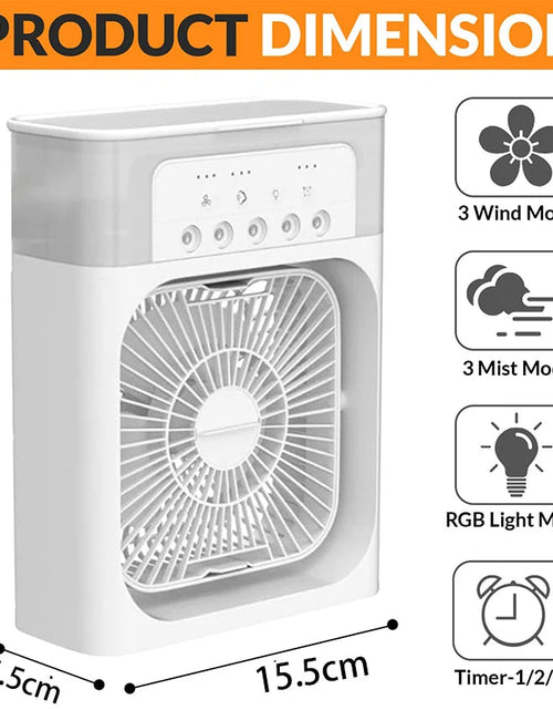 Load image into Gallery viewer, BreezeLoop Pro – Bladeless Rechargeable Neck Fan with 3-Speed Cooling for Summer Comfort
