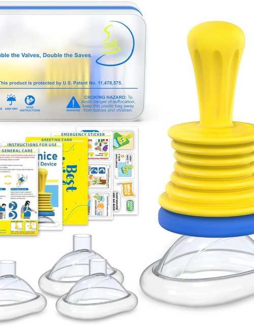 Load image into Gallery viewer, Portable Home &amp; Travel Rescue Kit – Essential Safety for All Ages, Includes Choke Reliever, HSA/FSA Eligibl
