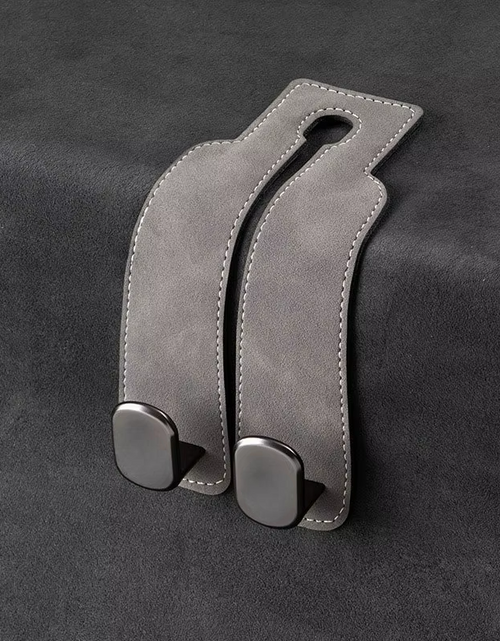 Load image into Gallery viewer, Luxury Suede Double Hook Organizer – Premium Rear Seat Backrest Hook for Changan CS Series &amp; Eado
