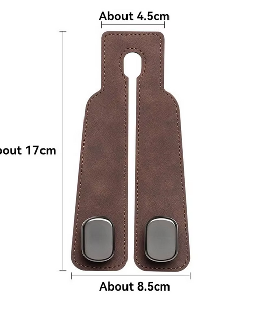 Load image into Gallery viewer, Luxury Suede Double Hook Organizer – Premium Rear Seat Backrest Hook for Changan CS Series &amp; Eado
